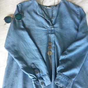 J.jill Chambray Top